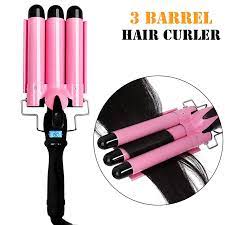 Three-Barrel Electric Curling Iron